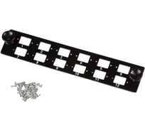 Адаптерная панель LANMASTER на 8 ST/FC адаптеров для кросса LAN-FOB10-1P LAN-FP10-8ST