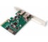 Контроллер USB в PCI-express Gembird порты: 2 внешних USB 3.1 Type-C и Type-A SPCR-02 2