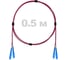 Патч-корд оптический ENGINOVA SC/UPC-SC/UPC MM (OM4) 2mm duplex LSZH, 0.5 м ENG-PC2.0-DX-2SCU-OM4-0.5m-LSZH-MG 1