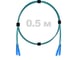Патч-корд оптический ENGINOVA SC/UPC-SC/UPC MM (OM3) 3mm duplex LSZH, 0.5 м ENG-PC-DX-2SCU-OM3-0.5m-LSZH-AQ 1