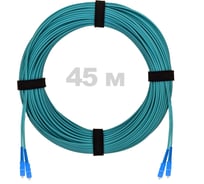 Патч-корд оптический ENGINOVA SC/UPC-SC/UPC MM (OM3) 3mm duplex LSZH, 45 м ENG-PC-DX-2SCU-OM3-45m-LSZH-AQ