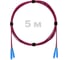 Патч-корд оптический ENGINOVA SC/UPC-SC/UPC MM (OM4) 2mm duplex LSZH, 5 м ENG-PC2.0-DX-2SCU-OM4-5m-LSZH-MG 1