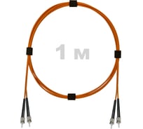 Патч-корд оптический ENGINOVA ST/PC-ST/PC MM (OM2) 2mm duplex LSZH, 1 м ENG-PC2.0-DX-2ST-OM2-1m-LSZH-OR
