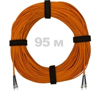 Патч-корд оптический ENGINOVA ST/PC-ST/PC MM (OM2) 2mm duplex LSZH, 95 м ENG-PC2.0-DX-2ST-OM2-95m-LSZH-OR