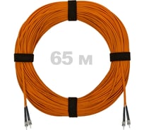 Патч-корд оптический ENGINOVA ST/PC-ST/PC MM (OM2) 3mm duplex LSZH, 65 м ENG-PC-DX-2ST-OM2-65m-LSZH-OR