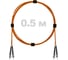 Патч-корд оптический ENGINOVA ST/PC-ST/PC MM (OM2) 3mm duplex LSZH, 0.5 м ENG-PC-DX-2ST-OM2-0.5m-LSZH-OR 1