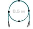 Патч-корд оптический ENGINOVA ST/PC-ST/PC MM (OM3) 3mm duplex LSZH, 0.5 м ENG-PC-DX-2ST-OM3-0.5m-LSZH-AQ 1