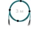 Патч-корд оптический ENGINOVA ST/PC-ST/PC MM (OM3) 3mm duplex LSZH, 3 м ENG-PC-DX-2ST-OM3-3m-LSZH-AQ 1