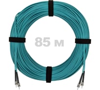 Патч-корд оптический ENGINOVA ST/PC-ST/PC MM (OM3) 3mm duplex LSZH, 85 м ENG-PC-DX-2ST-OM3-85m-LSZH-AQ