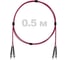 Патч-корд оптический ENGINOVA ST/PC-ST/PC MM (OM4) 2mm duplex LSZH, 0.5 м ENG-PC2.0-DX-2ST-OM4-0.5m-LSZH-MG 1