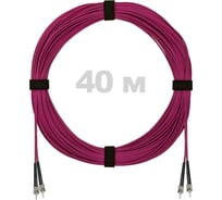 Патч-корд оптический ENGINOVA ST/PC-ST/PC MM (OM4) 2mm duplex LSZH, 40 м ENG-PC2.0-DX-2ST-OM4-40m-LSZH-MG