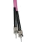 Патч-корд оптический ENGINOVA ST/PC-ST/PC MM (OM4) 2mm simplex LSZH, 20 м ENG-PC2.0-SX-2ST-OM4-20m-LSZH-MG 1