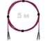 Патч-корд оптический ENGINOVA ST/PC-ST/PC MM (OM4) 3mm duplex LSZH, 5 м ENG-PC-DX-2ST-OM4-5m-LSZH-MG 1