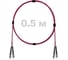 Патч-корд оптический ENGINOVA ST/PC-ST/PC MM (OM4) 3mm duplex LSZH, 0.5 м ENG-PC-DX-2ST-OM4-0.5m-LSZH-MG 1