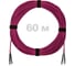 Патч-корд оптический ENGINOVA ST/PC-ST/PC MM (OM4) 3mm duplex LSZH, 60 м ENG-PC-DX-2ST-OM4-60m-LSZH-MG 1