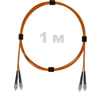 Патч-корд оптический ENGINOVA FC/UPC-FC/UPC MM (OM2) 2mm duplex LSZH, 1 м ENG-PC2.0-DX-2FCU-OM2-1m-LSZH-OR