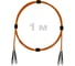 Патч-корд оптический ENGINOVA FC/UPC-FC/UPC MM (OM2) 2mm duplex LSZH, 1 м ENG-PC2.0-DX-2FCU-OM2-1m-LSZH-OR 1