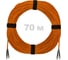 Патч-корд оптический ENGINOVA FC/UPC-FC/UPC MM (OM2) 2mm duplex LSZH, 70 м ENG-PC2.0-DX-2FCU-OM2-70m-LSZH-OR 1