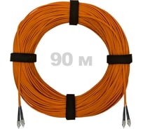Патч-корд оптический ENGINOVA FC/UPC-FC/UPC MM (OM2) 2mm duplex LSZH, 90 м ENG-PC2.0-DX-2FCU-OM2-90m-LSZH-OR
