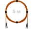 Патч-корд оптический ENGINOVA FC/UPC-FC/UPC MM (OM2) 3mm duplex LSZH, 5 м ENG-PC-DX-2FCU-OM2-5m-LSZH-OR 1