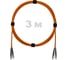 Патч-корд оптический ENGINOVA FC/UPC-FC/UPC MM (OM2) 3mm duplex LSZH, 3 м ENG-PC-DX-2FCU-OM2-3m-LSZH-OR 1