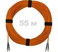 Патч-корд оптический ENGINOVA FC/UPC-FC/UPC MM (OM2) 3mm duplex LSZH, 55 м ENG-PC-DX-2FCU-OM2-55m-LSZH-OR