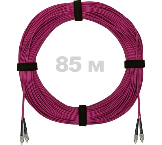 Патч-корд оптический ENGINOVA FC/UPC-FC/UPC MM (OM4) 2mm duplex LSZH, 85 м ENG-PC2.0-DX-2FCU-OM4-85m-LSZH-MG 1