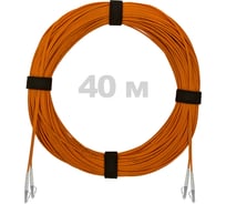 Патч-корд оптический ENGINOVA LC/UPC-LC/UPC MM (OM2) 2mm duplex LSZH, 40 м ENG-PC2.0-DX-2LCU-OM2-40m-LSZH-OR