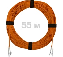 Патч-корд оптический ENGINOVA LC/UPC-LC/UPC MM (OM2) 2mm duplex LSZH, 55 м ENG-PC2.0-DX-2LCU-OM2-55m-LSZH-OR