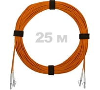 Патч-корд оптический ENGINOVA LC/UPC-LC/UPC MM (OM2) 2mm duplex LSZH, 25 м ENG-PC2.0-DX-2LCU-OM2-25m-LSZH-OR