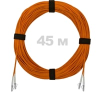 Патч-корд оптический ENGINOVA LC/UPC-LC/UPC MM (OM2) 2mm duplex LSZH, 45 м ENG-PC2.0-DX-2LCU-OM2-45m-LSZH-OR