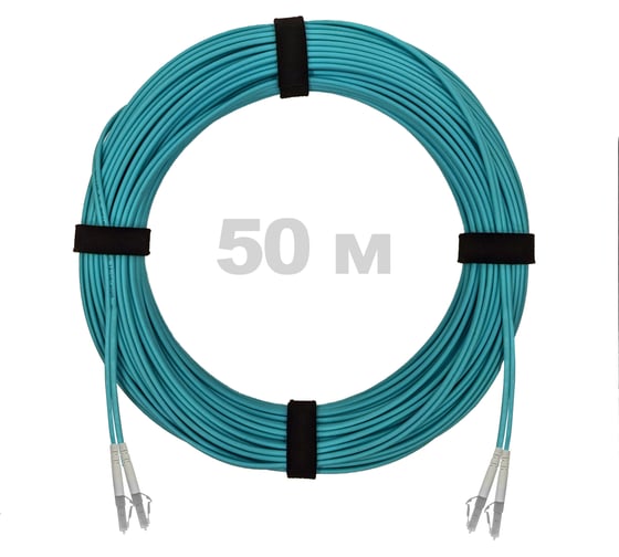 Патч-корд оптический ENGINOVA LC/UPC-LC/UPC MM (OM3) 2mm duplex LSZH, 50 м ENG-PC2.0-DX-2LCU-OM3-50m-LSZH-AQ 1