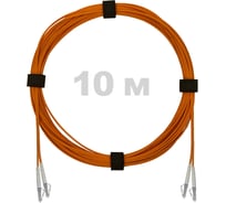 Патч-корд оптический ENGINOVA LC/UPC-LC/UPC MM (OM2) 3mm duplex LSZH, 10 м ENG-PC-DX-2LCU-OM2-10m-LSZH-OR