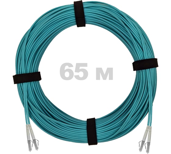 Патч-корд оптический ENGINOVA LC/UPC-LC/UPC MM (OM3) 2mm duplex LSZH, 65 м ENG-PC2.0-DX-2LCU-OM3-65m-LSZH-AQ 1