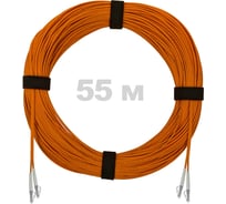 Патч-корд оптический ENGINOVA LC/UPC-LC/UPC MM (OM2) 3mm duplex LSZH, 55 м ENG-PC-DX-2LCU-OM2-55m-LSZH-OR