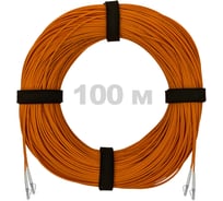 Патч-корд оптический ENGINOVA LC/UPC-LC/UPC MM (OM2) 3mm duplex LSZH, 100 м ENG-PC-DX-2LCU-OM2-100m-LSZH-OR