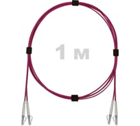 Патч-корд оптический ENGINOVA LC/UPC-LC/UPC MM (OM4) 2mm duplex LSZH, 1 м ENG-PC2.0-DX-2LCU-OM4-1m-LSZH-MG