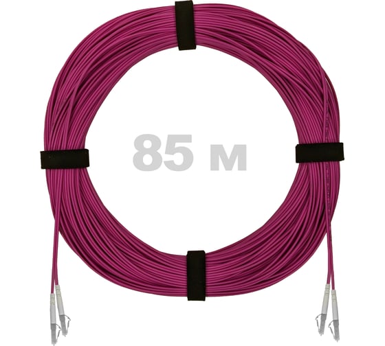 Патч-корд оптический ENGINOVA LC/UPC-LC/UPC MM (OM4) 2mm duplex LSZH, 85 м ENG-PC2.0-DX-2LCU-OM4-85m-LSZH-MG 1