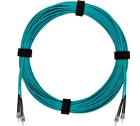 Патч-корд оптический ENGINOVA ПКО FC/UPC-ST/PC MM (OM3) 3mm duplex LSZH, 15 м ENG-PC-DX-FCU-STU-OM3-15m-LSZH-AQ