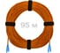 Патч-корд оптический ENGINOVA SC/UPC-SC/UPC MM (OM2) 3mm duplex LSZH, 95 м ENG-PC-DX-2SCU-OM2-95m-LSZH-OR 1