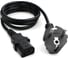 Кабель питания Cablexpert (Schuko- C13, 6А, черный, с заземлением, 1м) PC-186-1M 1