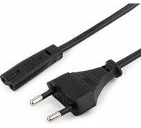 Кабель питания Cablexpert аудио/видео 1м CEE 7/16 - C7 VDE 2-pin 2х075 черный пакет PC-184-VDE-1M