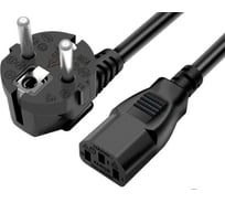 Кабель питания "КОМПАНИЯ ФОРТОН" IEC C13, 0.5m (кратно 5 шт) ВИ166