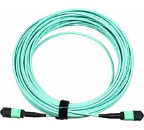 Кабельная сборка LANMASTER MPO-MPO, 12 волокон, тип B, KeyUp-KeyUp, 1 м LAN-12M-12M/OM3B-1.0