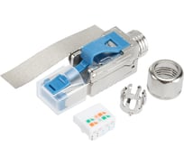Разъем RJ-45(8P8C) REXANT полевой заделки под витую пару FTP CAT6a (50 µ/ 50 микродюймов) PRO 02-0373