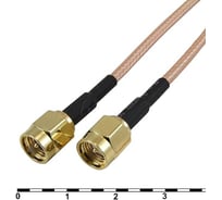 Разъем RUICHI SMA-P/SMA-P-RG316-30CM 82599
