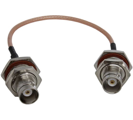 Переходник антенный RUICHI BNC-JKY/BNC-JKY RG316 15cm 124595 1