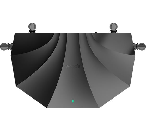 Двухдиапазонный гигабитный Wi-Fi 6 роутер tenda RX2 Pro AX1500, до 300 Мбит/с на 2,4 ГГц + до 1201 Мбит/с на 5 ГГц, LAN 3x1Гбит/с, WAN 1x1Гбит/с, 5 антенн, черный 10000147202