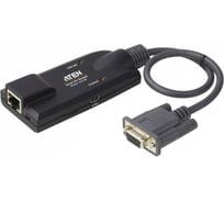 Адаптер ATEN KVM RS232, 300 метр., 1xUTP Cat5e, для подкл. RS232 устройств к перекл. KN21xxx/41xxx/11xxv/KM0x32, макс.разр.1600х1200, RJ45+D KA7140-AX