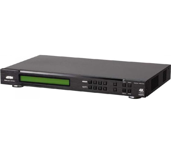 Коммуникатор ATEN Switch, HDMI, 4 4 монитора/port, без шнуров, (передача сигнала до 15 м.;разреш. до 4096x2160) VM6404HB-AT-G